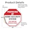 Signmission Protected By Home Security System 2, 10 Inch X 10 Inch, Vinyl Decal OC-D-10-3 - alternate 3