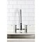 Kingston Brass Double-Handle Deck-Mount Pre-Rinse Bridge Kitchen Faucet, Polished Chrome GS1271BPL - alternate 3