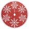 Dyno Red/White Large Snowflake Printed Tree Skirt 2488428-1AC - alternate 1