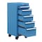 Viper Tool Storage 16-Inch 5-Drawer 18G Steel Rolling Tool/Salon Cart, Teal V1605TLR - alternate 5