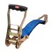 Mytee Products 2in x 20ft Blue Ratchet Strap w/ Wire Hook, 3,333 lbs WLL, 4PK RS220WH-Bx4 - alternate 2