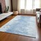 Homeroots 8' X 10' Sky Blue And Denim Blue Abstract Washable Indoor Outdoor Area Rug 582437 - alternate 6