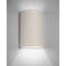 Luxury Lighting Gilly 15 in Ceramic Half Cylinder Outdoor Wall Light, Paintable White Bisque Finish, 2PK (2) 103-00-W-ud-7 - alternate 1
