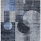 Homeroots 3' X 5' Navy Blue Gray And Charcoal Geometric Washable Indoor Outdoor Area Rug 604330 - alternate 5