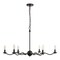 Jonathan Y Shana 35.5" 6-Light Grand Modern Transitional Adjustable Sculptural Wavy Arm Candle-Style Metal LED JYL9558C - alternate 8