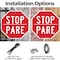 Signmission Stop Pare, 10 Inch X 10 Inch, Plastic Sign OC-P-10-6 - alternate 3