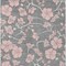 Homeroots 9' X 12' Gray Pink And Ivory Floral Washable Indoor Outdoor Area Rug 600004 - alternate 3
