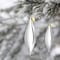 Martha Stewart Holiday Double Pointed 3 Piece Ornament Set in Silver 97144.03 - alternate 2