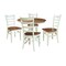 Whitewood Industries Rectangular Extension Dining Table W/ 4 Chairs, 36 in W, 29.3 in L, 48 in H, Parawood, 5 K79-36RXT-C617-4 - alternate 1