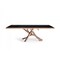 Homeroots 87" Black And Gold Glass And Stainless Steel Pedestal Base Dining Table 487365 - alternate 1