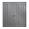 Sartodoors Sliding Closet Double Bi-fold Doors 96 x 96 inches, Ego 5010 Painted Grey Oak, Sturdy Tracks Moldi EGO5010DBF-SEK-96x96 (4* 24x96) - alternate 1