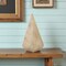 Homeroots 6" Natural Solid Wood Pyramid Decorative Sculpture 635608 - alternate 2