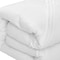 Homeroots White King Polyester 140 Thread Count Washable Down Comforter Set 528977 - alternate 3