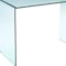 Homeroots 43" Clear Glass Computer Desk 554196 - alternate 4