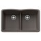 Blanco Diamond Equal Double Low Divide, Volcano Gray 443106 - alternate 1