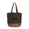 Picnic Time Family Of Brands NFL New York Jets - Coronado Canvas and Willow Basket Tote 203-00-140-224-2 - alternate 1