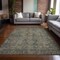 Homeroots 9' X 12' Gray Oriental Washable Indoor Outdoor Area Rug 563806 - alternate 5