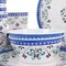 Gibson Everyday Alhambra Blues 12 Piece Melamine Dinnerware Set in Blue and White 93742.12 - alternate 3