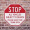 Signmission Stop All Vehicles Subject to Search, 6 inch X 6 inch, Plastic Sign, 2PK OC-P-2PACK-6-244 - alternate 4