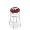 Holland Bar Stool Co 30" Chrome 2-Ring Virginia Tech Swivel Bar Stool, Accent Ring L7C3C30VATech - alternate 1