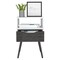 Homeroots 25" Gray Wood One Drawer Nightstand 543656 - alternate 7