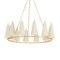 Corbett Lighting Tirana 42 in. Chandelier Vintage Gold Leaf 480-42-VGL - alternate 1