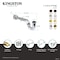 Kingston Brass 1-1/2 in. P-Trap with Box Flange, 13-1/16 in. Length, 18 Gauge, Polished Brass CC4122 - alternate 2