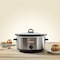 Crockpot Crock Pot Classic 6 Quart Oval Slow Cooker in Black Stainless Steel With Stoneware Crock 2131367 - alternate 2