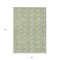 Homeroots 3' X 5' Green And Ivory Geometric Washable Indoor Outdoor Area Rug 594989 - alternate 5
