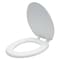 Prosource Toilet Seat, Elongated, PP, White, Plastic Hinge ES001-WH - alternate 1