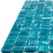 Apollo Tile Celestial 12 in. x 12 in. Glossy Pacific Blue Glass Mosaic Wall and Floor Tile 20 sqft/case, 20PK APLST88BL523A - alternate 5