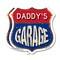 Signmission Daddy's Garage, 6 inch X 6 inch, Plastic Sign, 2PK SHI-P-2PACK-6-383-DADDY - alternate 1