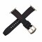 Elegani Band Compatible with Apple Watch 40mm, Black/Red, Silver, Black, Yellow Gold, Rose Gold Buckle TPSIVRB-BLKRED-40 - alternate 1