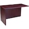 Boss Desk Return Reversible Return, 42" x 24", Driftwood, 24 in D X 29 1/2 in H, 42 in W X Driftwood N196-DW - alternate 1