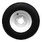 Antego 18 x 8.5-8 in Lawn Mower Wheel Assembly, White, 2 PK A870110904188508 - alternate 1