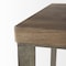 Homeroots Set of Two Brown Solid Wood and Metal Square Cross Legs Nested Tables, 2PK 393190 - alternate 6
