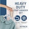 Lifemaster Velvet Hangers, Swivel Hook, Non-Slip, Heavy Duty, Holds 10 lbs, White, 30PK LMVEL30WH - alternate 3