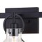 Vaxcel Ogden 3 Light Contemporary Black Bathroom Vanity Fixture Clear Glass W0418 - alternate 3