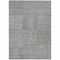 Homeroots 5' X 8' Charcoal And Ivory Geometric Washable Indoor Outdoor Area Rug 600733 - alternate 5