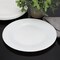 Gibson Ultra White Shadow 6 Piece 10 Inch Opal Glass Dinner Plate Set in White 142394.01 - alternate 2
