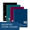 Roaring Spring Case of 3 Sub Wirebound Notebooks, 10.5"x8", 120 sht, Asstd. Cover Colors, College Ruled w/Margin, PK24 10359CS - alternate 3