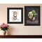 Homeroots Set Of Two Vintage Floral Tea Pot and Door Knob Black Framed Print Kitchen Wall Art, 2PK 408180 - alternate 3