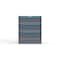 Strong Hold 3 drawer cabinet - (1x 8ft, 1x 9ft, 1x 10ft) - Blue accents - Keyed Different S3036-PPDAS-0306FS - alternate 1