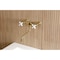 Kingston Brass Double-Handle Wall Mount Bathroom Faucet, Brushed Brass KS1217PX - alternate 3