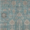 Homeroots 10' X 14' Teal Blue Aqua And Beige Oriental Washable Indoor Outdoor Area Rug 582139 - alternate 3