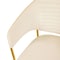 Leisuremod Bella Collection Modern Dining Chair in Off White, 4PK BC21OW4 - alternate 5