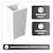 Leisuremod Terra Tall Square Fiberstone & MgO Clay Planter, Weather-Resistant, Indoor/Outdoor, No Assembly TP24DW - alternate 6