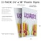 Signmission Licuados, Plastic Signs Only 24 Inch x 36 Inch, Corrugated Plastic, 2PK CSB-2436-2PACK-Licuados - alternate 2
