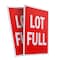 Signmission Lot Full, Plastic Signs Only 24 Inch x 36 Inch, Corrugated Plastic, 2PK CSB-2436-2PACK-Lot Full - alternate 1