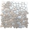Apollo Tile Pebble Gray 12.2 in x 12.2 in Metal Polished Floor and Wall Mosaic Tile 5.17 sqft/case, 5PK APLMM8826A - alternate 1
